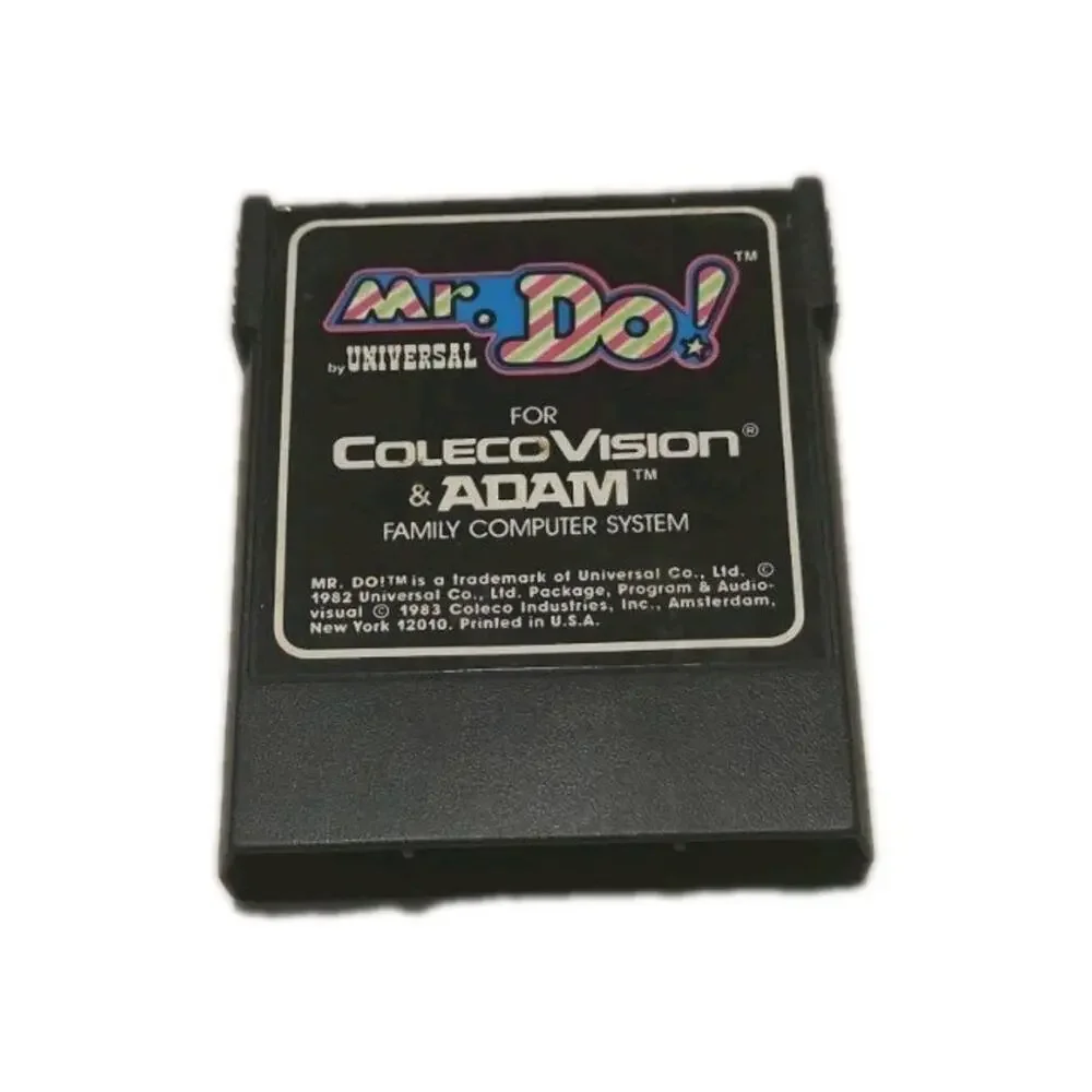 Mr Do! Colecovision Vintage Video Game Pack With Original Box Adams Computer